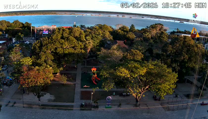 Bacalar City Skyline & Bacalar Lake View Live Cam - Bacalar,  Quintana Roo, Mexico 