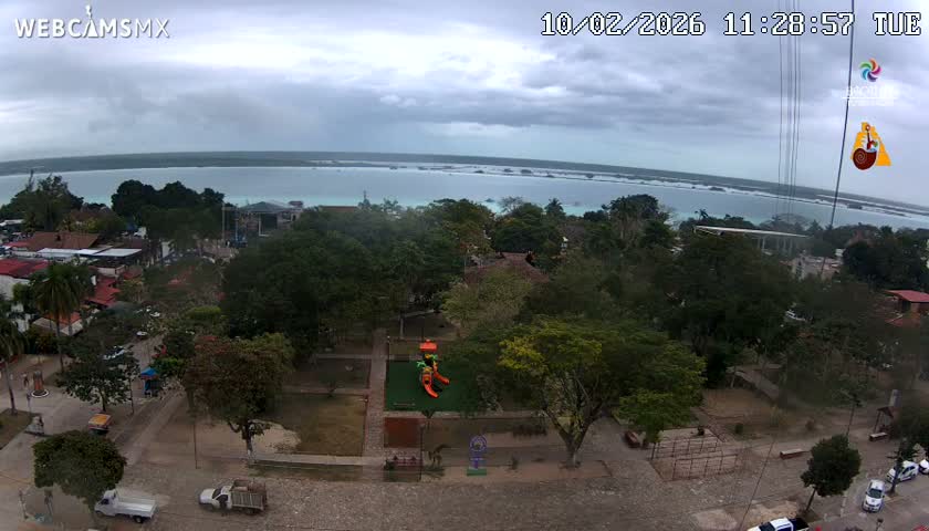 Bacalar City Skyline & Bacalar Lake View Live Cam - Bacalar,  Quintana Roo, Mexico 