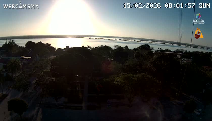 Bacalar City Skyline & Bacalar Lake View Live Cam - Bacalar,  Quintana Roo, Mexico 