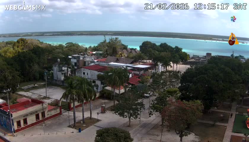 Bacalar City Skyline & Bacalar Lake View Live Cam - Bacalar,  Quintana Roo, Mexico 