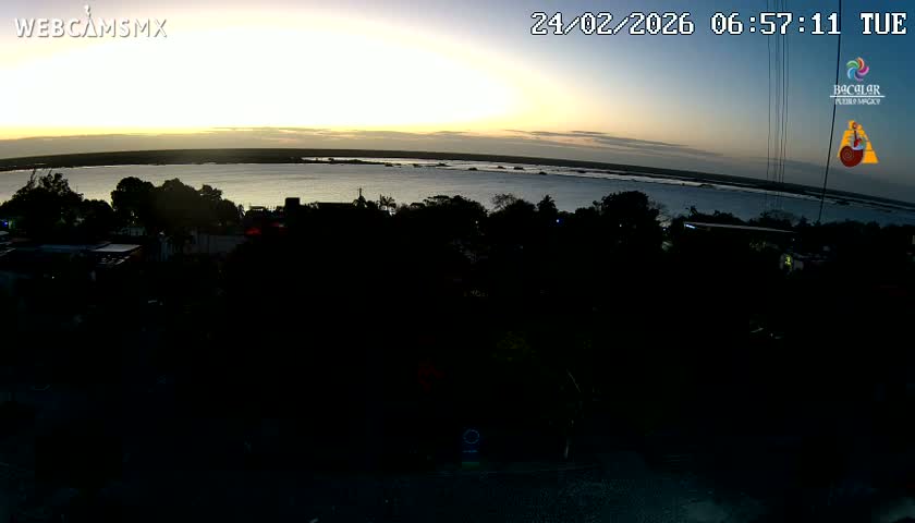 Bacalar City Skyline & Bacalar Lake View Live Cam - Bacalar,  Quintana Roo, Mexico 