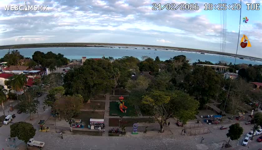 Bacalar City Skyline & Bacalar Lake View Live Cam - Bacalar,  Quintana Roo, Mexico 