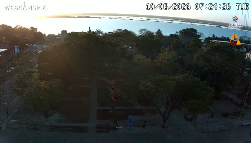 Bacalar City Skyline & Bacalar Lake View Live Cam - Bacalar,  Quintana Roo, Mexico 