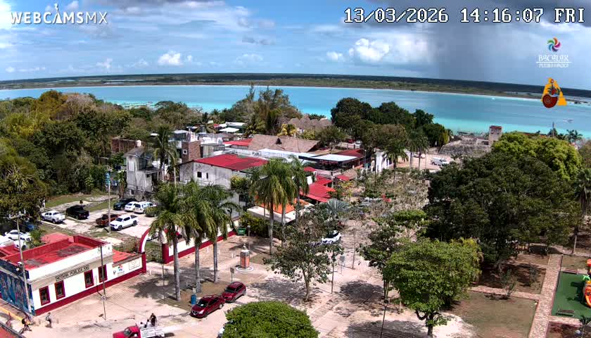 Bacalar City Skyline & Bacalar Lake View Live Cam - Bacalar,  Quintana Roo, Mexico 