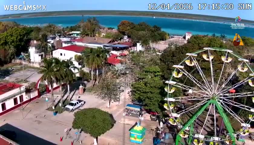 Bacalar City Skyline & Bacalar Lake View Live Cam - Bacalar,  Quintana Roo, Mexico 