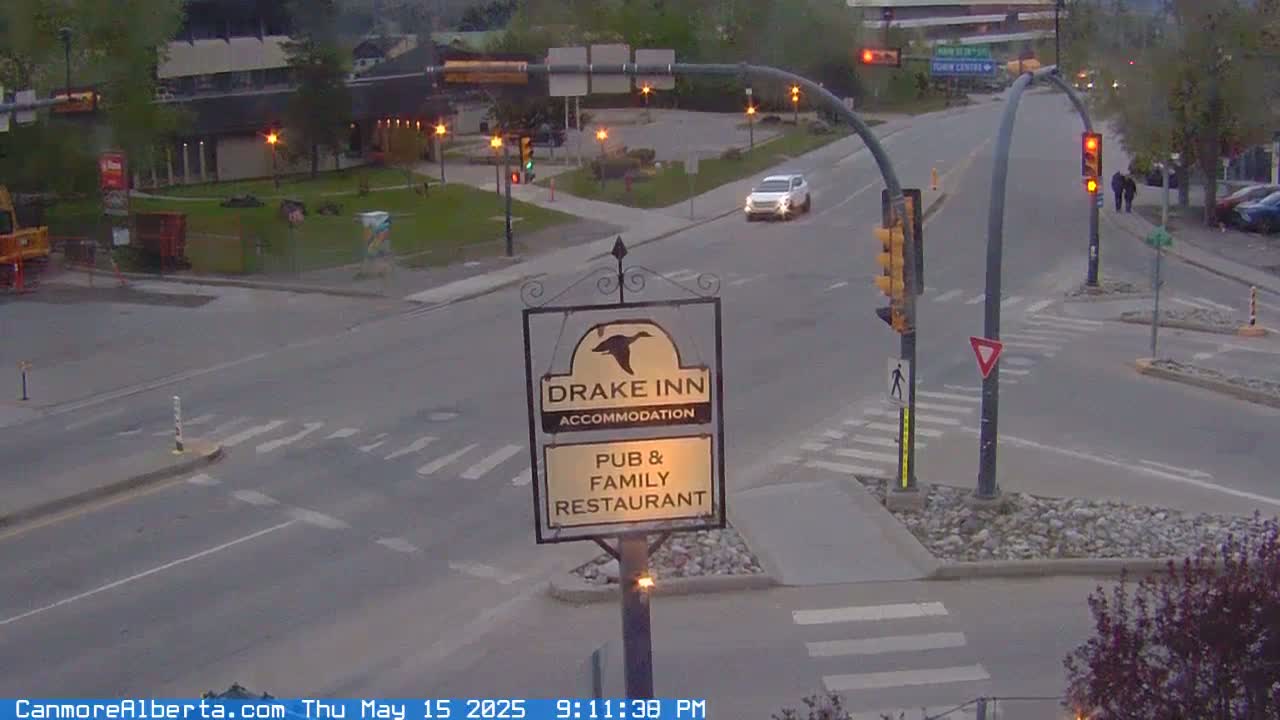 Canmore City Railway Avenue  Live Cam -  Canmore, Alberta's Rockies, Alberta, Canada