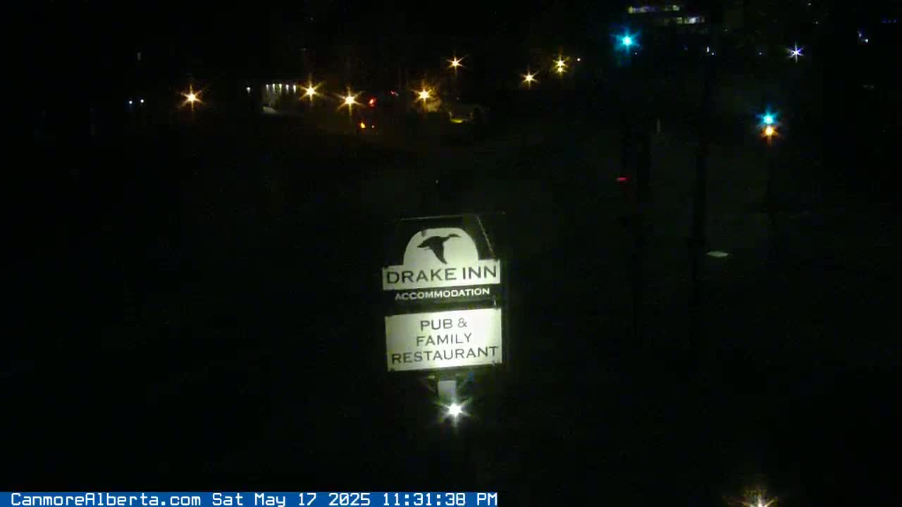 Canmore City Railway Avenue  Live Cam -  Canmore, Alberta's Rockies, Alberta, Canada