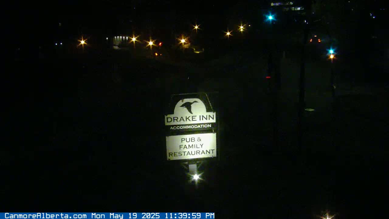 Canmore City Railway Avenue  Live Cam -  Canmore, Alberta's Rockies, Alberta, Canada