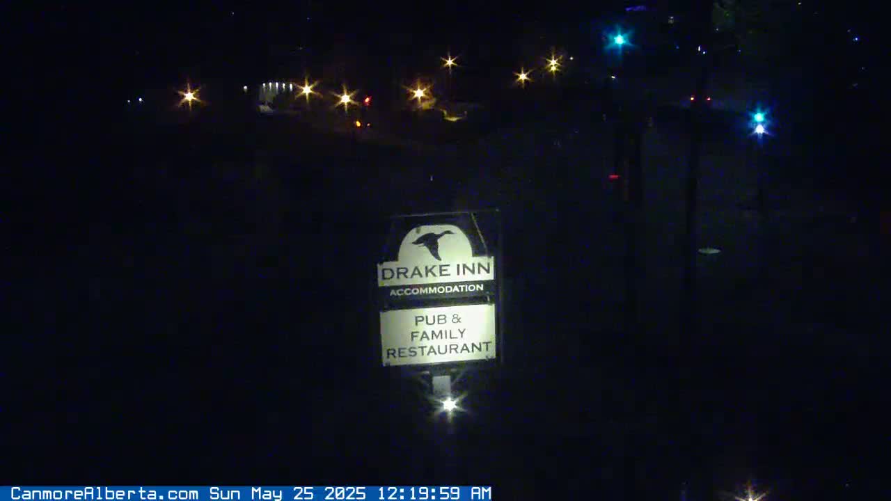 Canmore City Railway Avenue  Live Cam -  Canmore, Alberta's Rockies, Alberta, Canada