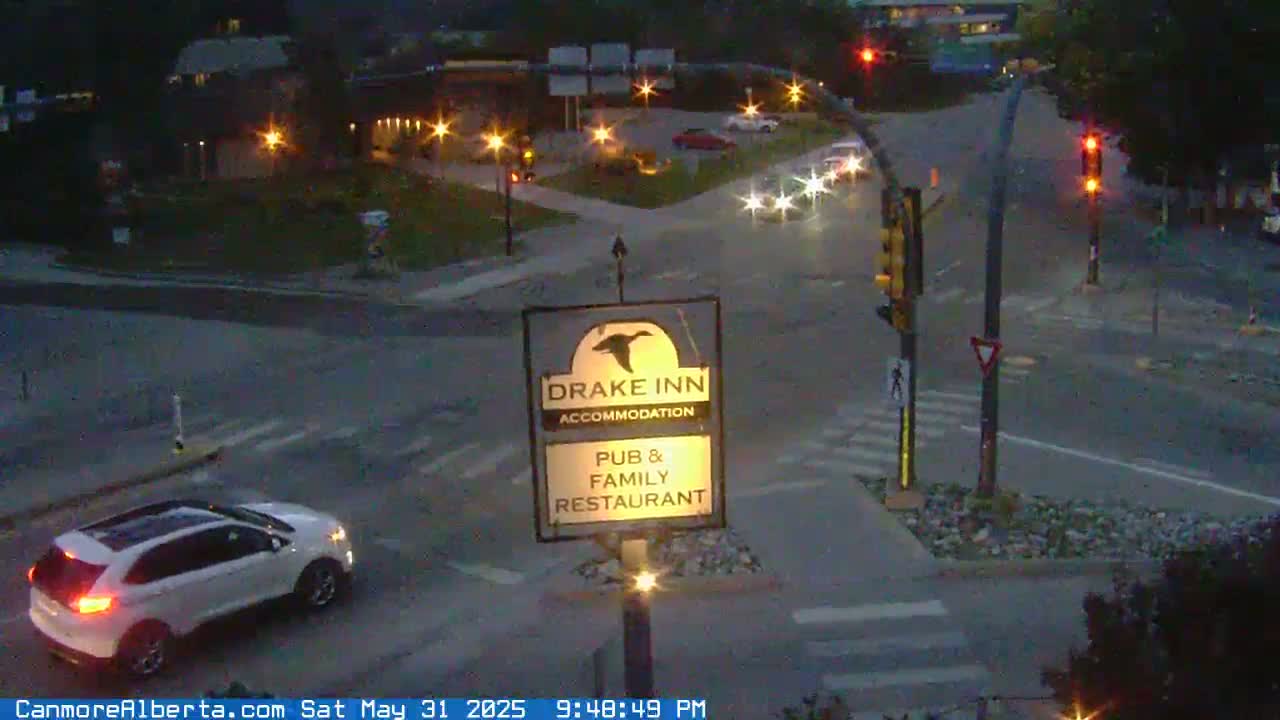 Canmore City Railway Avenue  Live Cam -  Canmore, Alberta's Rockies, Alberta, Canada