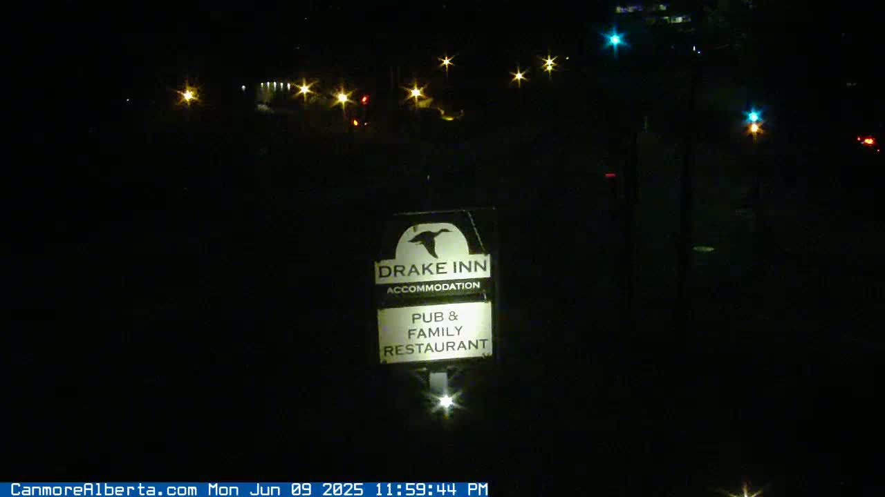 Canmore City Railway Avenue  Live Cam -  Canmore, Alberta's Rockies, Alberta, Canada