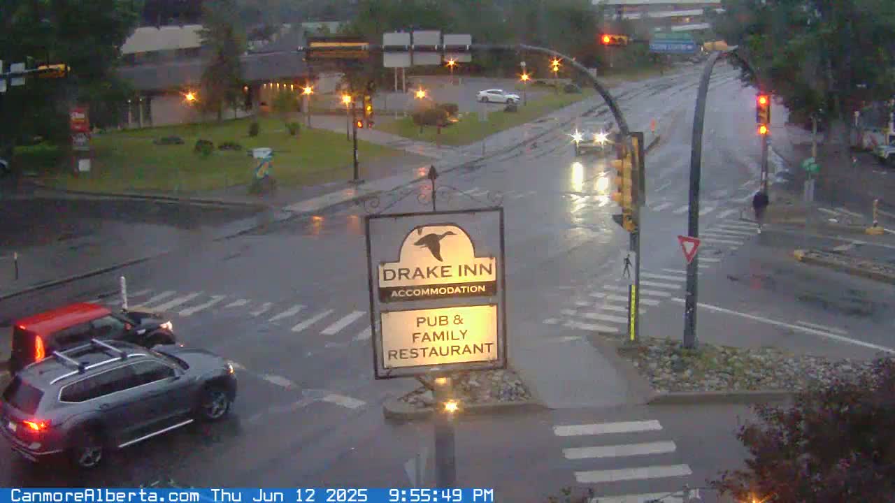 Canmore City Railway Avenue  Live Cam -  Canmore, Alberta's Rockies, Alberta, Canada