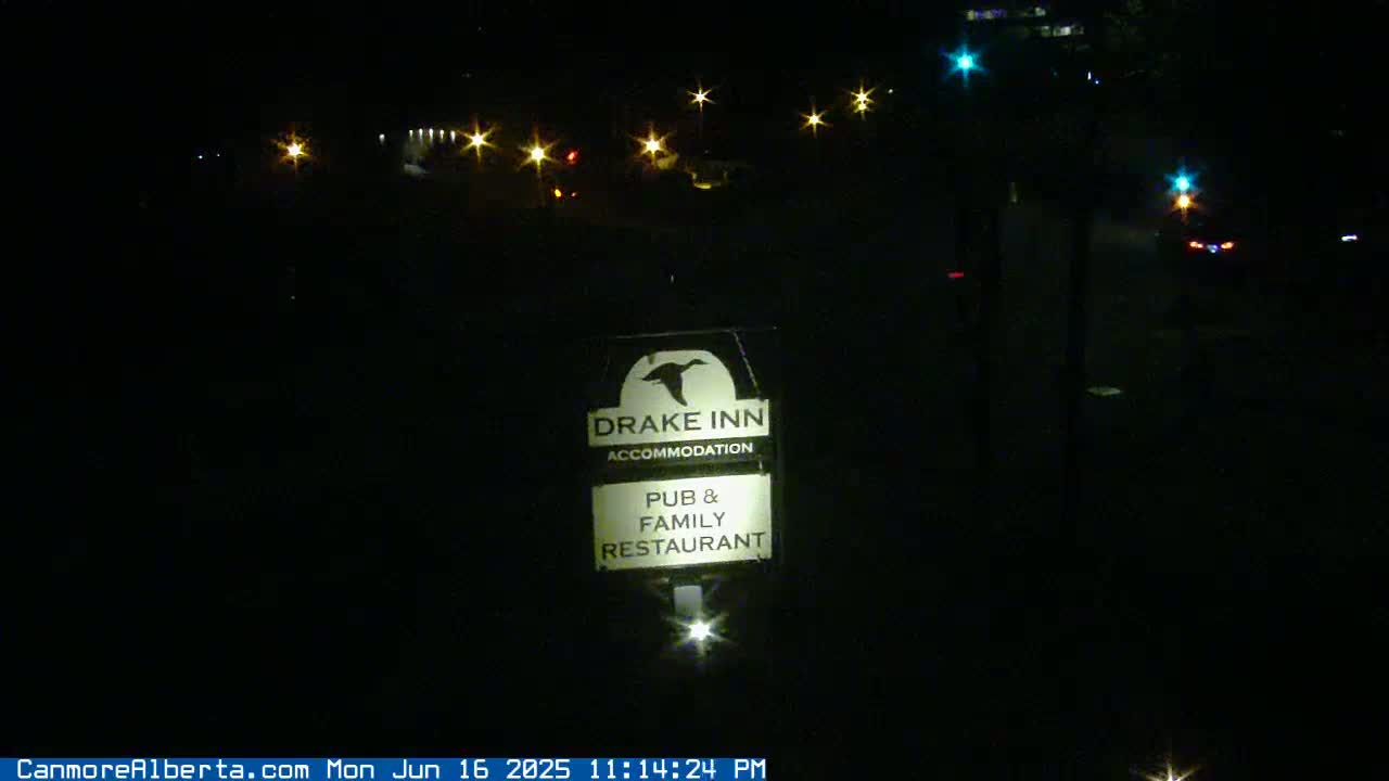 Canmore City Railway Avenue  Live Cam -  Canmore, Alberta's Rockies, Alberta, Canada