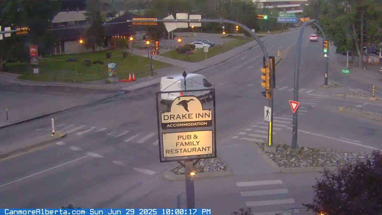 Canmore City Railway Avenue  Live Cam -  Canmore, Alberta's Rockies, Alberta, Canada