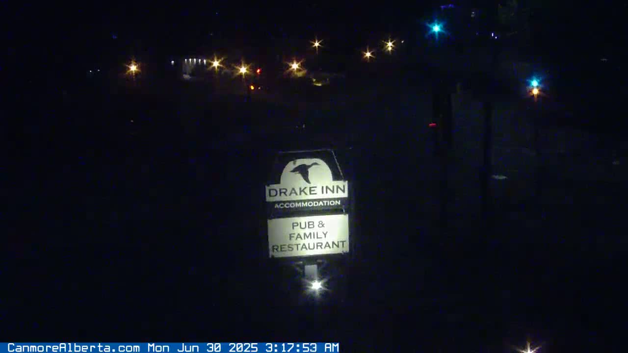 Canmore City Railway Avenue  Live Cam -  Canmore, Alberta's Rockies, Alberta, Canada
