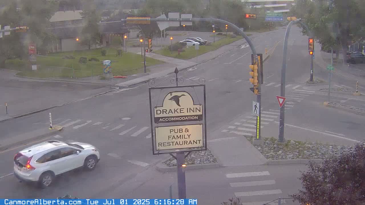 Canmore City Railway Avenue  Live Cam -  Canmore, Alberta's Rockies, Alberta, Canada