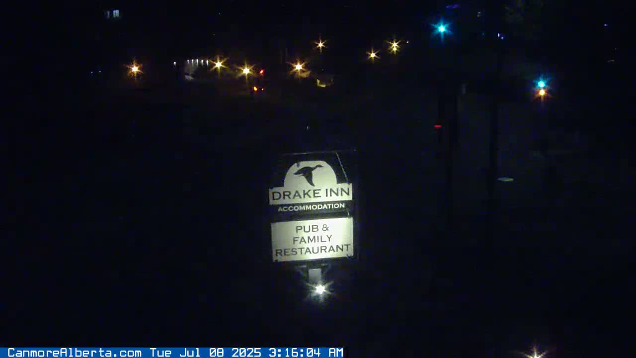 Canmore City Railway Avenue  Live Cam -  Canmore, Alberta's Rockies, Alberta, Canada