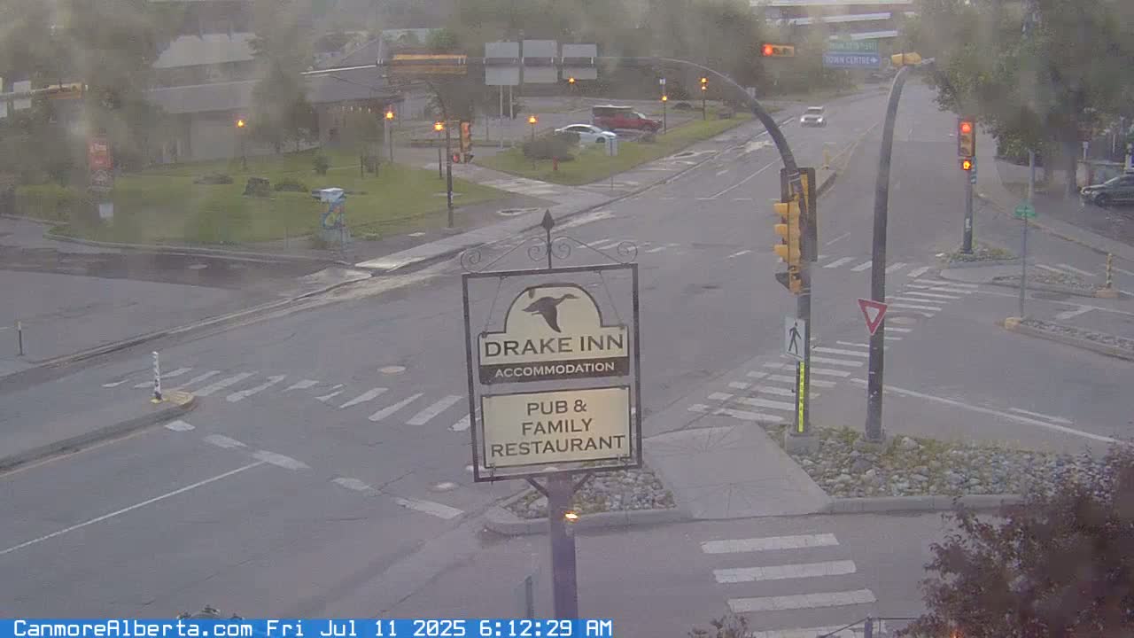 Canmore City Railway Avenue  Live Cam -  Canmore, Alberta's Rockies, Alberta, Canada