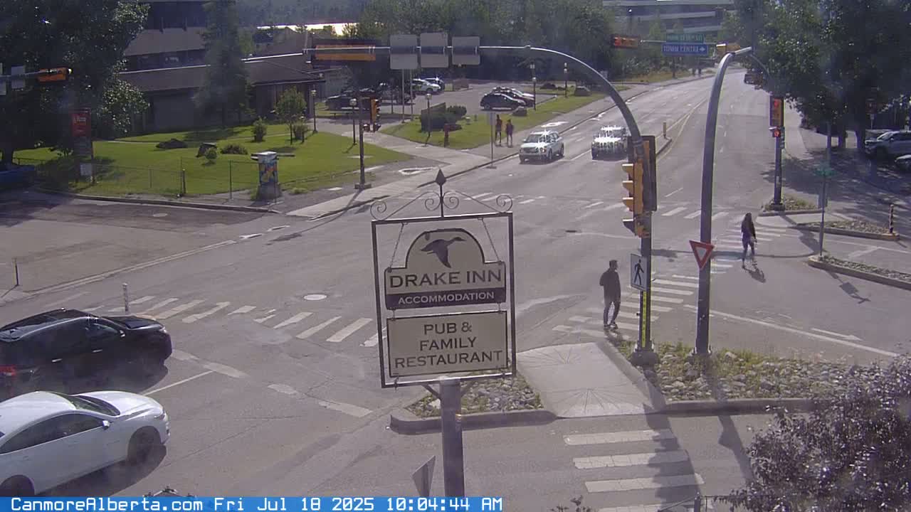 Canmore City Railway Avenue  Live Cam -  Canmore, Alberta's Rockies, Alberta, Canada