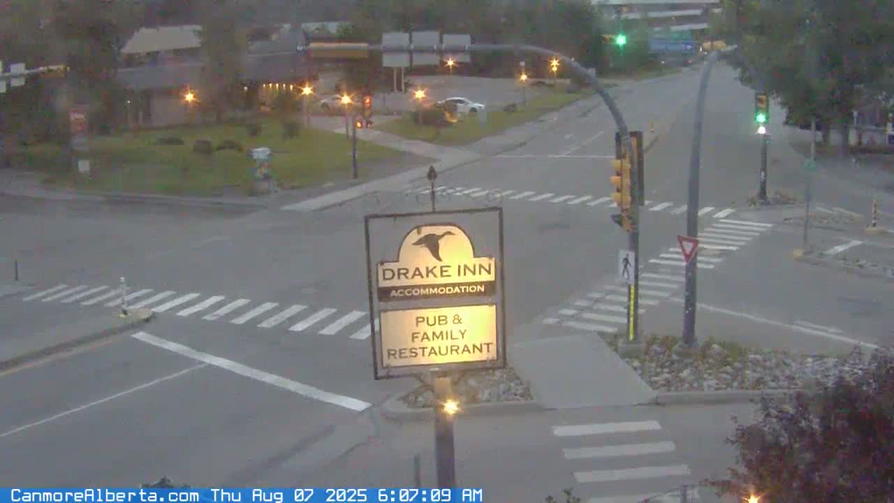 Canmore City Railway Avenue  Live Cam -  Canmore, Alberta's Rockies, Alberta, Canada