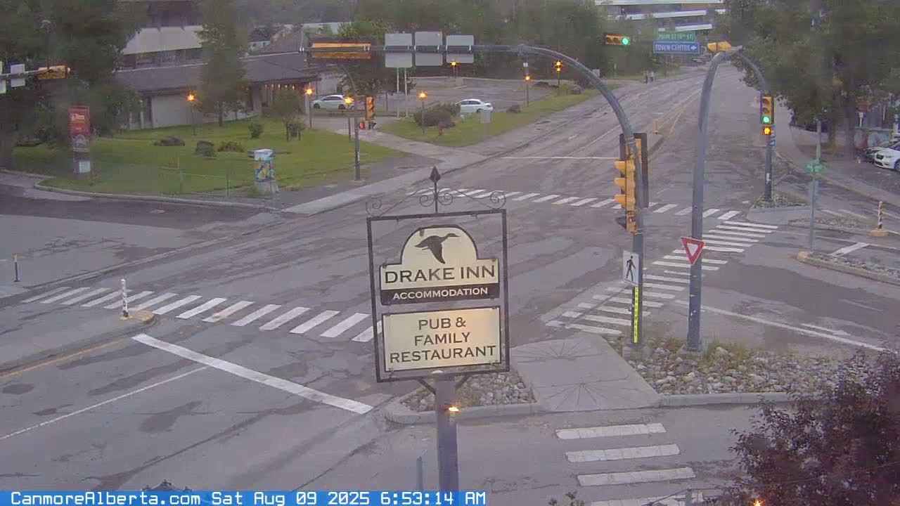 Canmore City Railway Avenue  Live Cam -  Canmore, Alberta's Rockies, Alberta, Canada