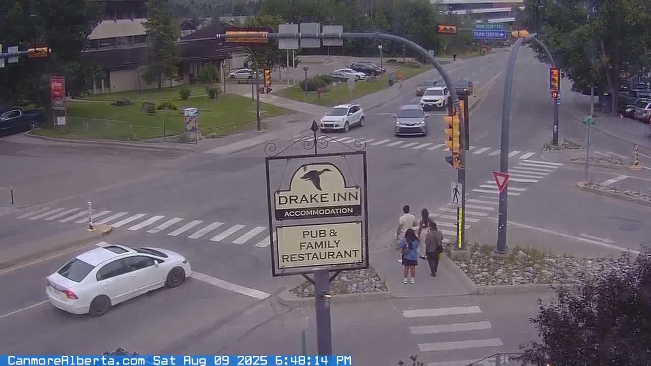 Canmore City Railway Avenue  Live Cam -  Canmore, Alberta's Rockies, Alberta, Canada