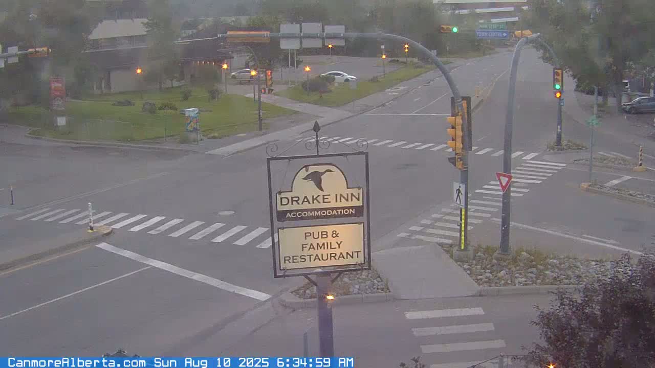 Canmore City Railway Avenue  Live Cam -  Canmore, Alberta's Rockies, Alberta, Canada
