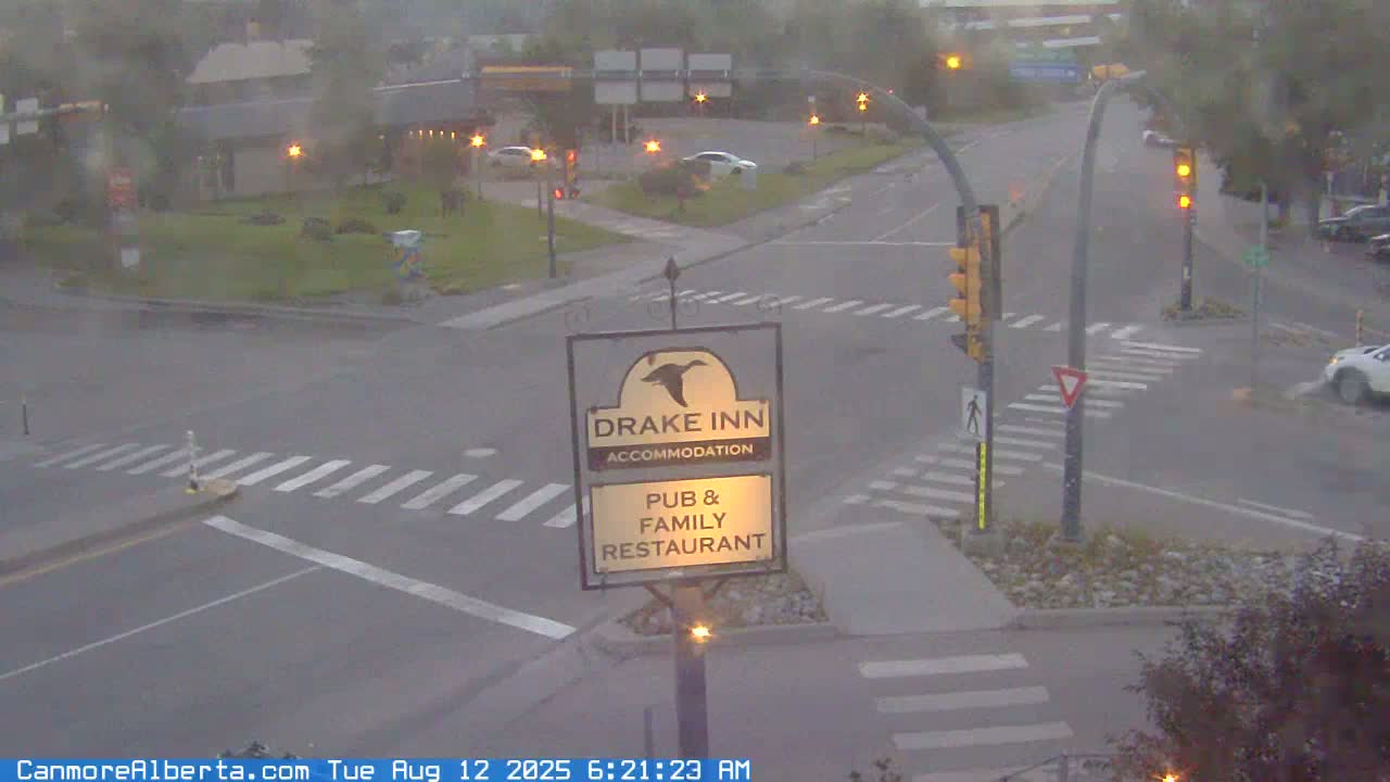Canmore City Railway Avenue  Live Cam -  Canmore, Alberta's Rockies, Alberta, Canada