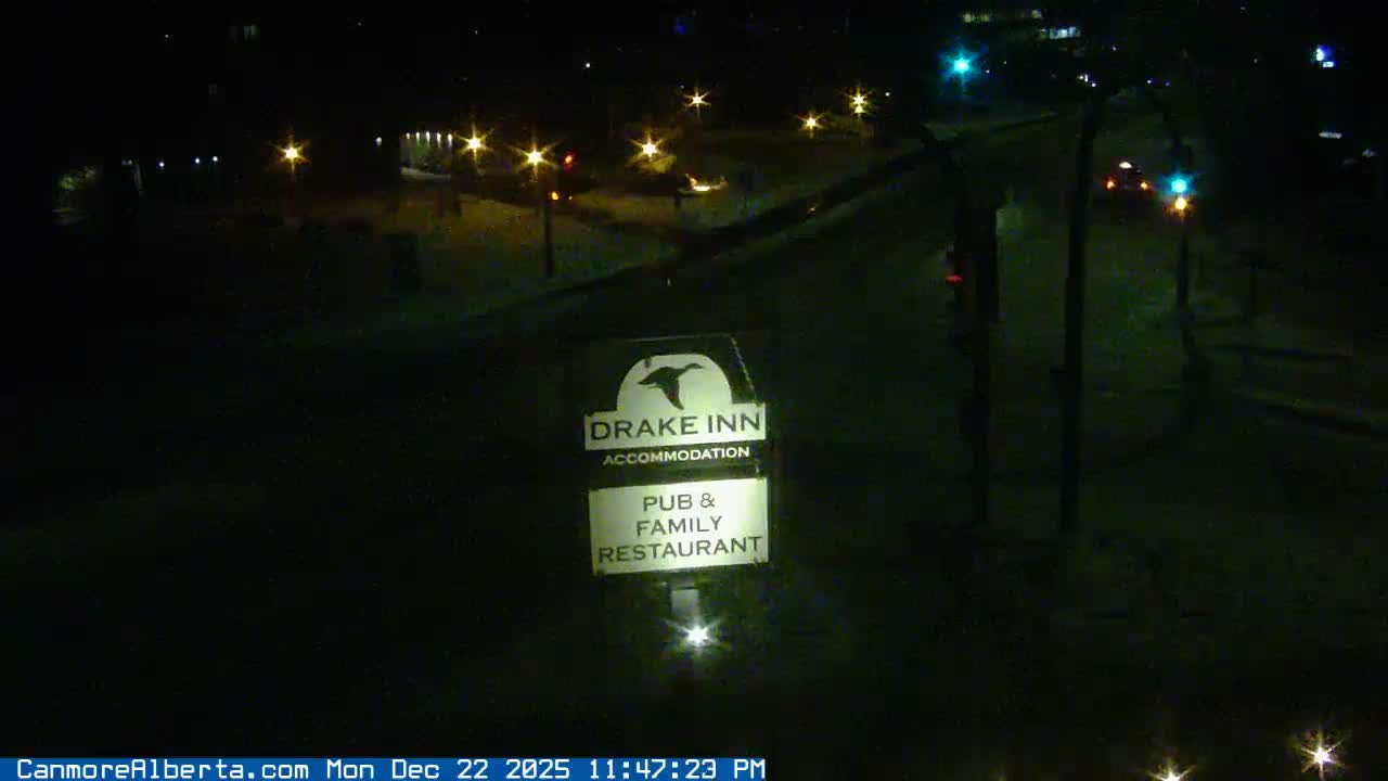 Canmore City Railway Avenue  Live Cam - Canmore, Alberta's Rockies, Alberta, Canada