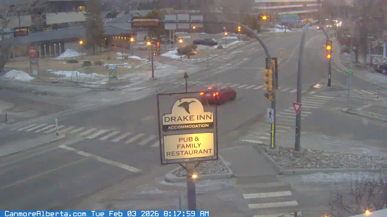 Canmore City Railway Avenue  Live Cam - Canmore, Alberta's Rockies, Alberta, Canada