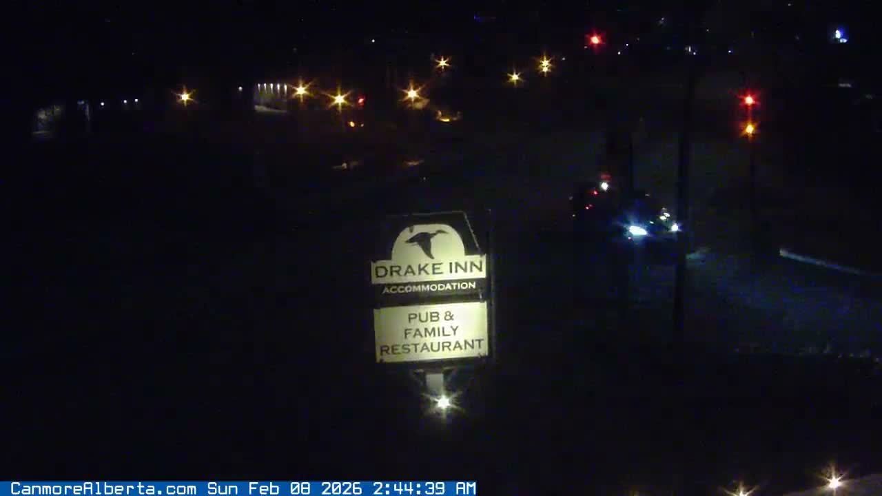 Canmore City Railway Avenue  Live Cam - Canmore, Alberta's Rockies, Alberta, Canada