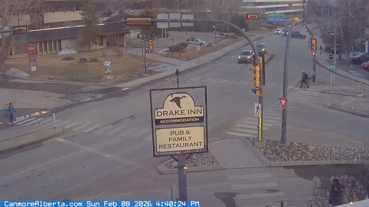 Canmore City Railway Avenue  Live Cam - Canmore, Alberta's Rockies, Alberta, Canada