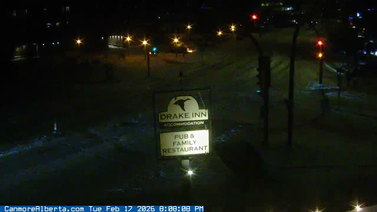 Canmore City Railway Avenue  Live Cam - Canmore, Alberta's Rockies, Alberta, Canada