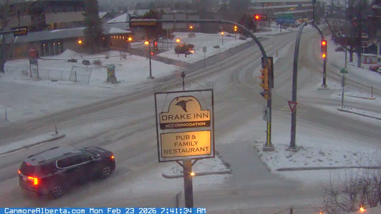 Canmore City Railway Avenue  Live Cam - Canmore, Alberta's Rockies, Alberta, Canada