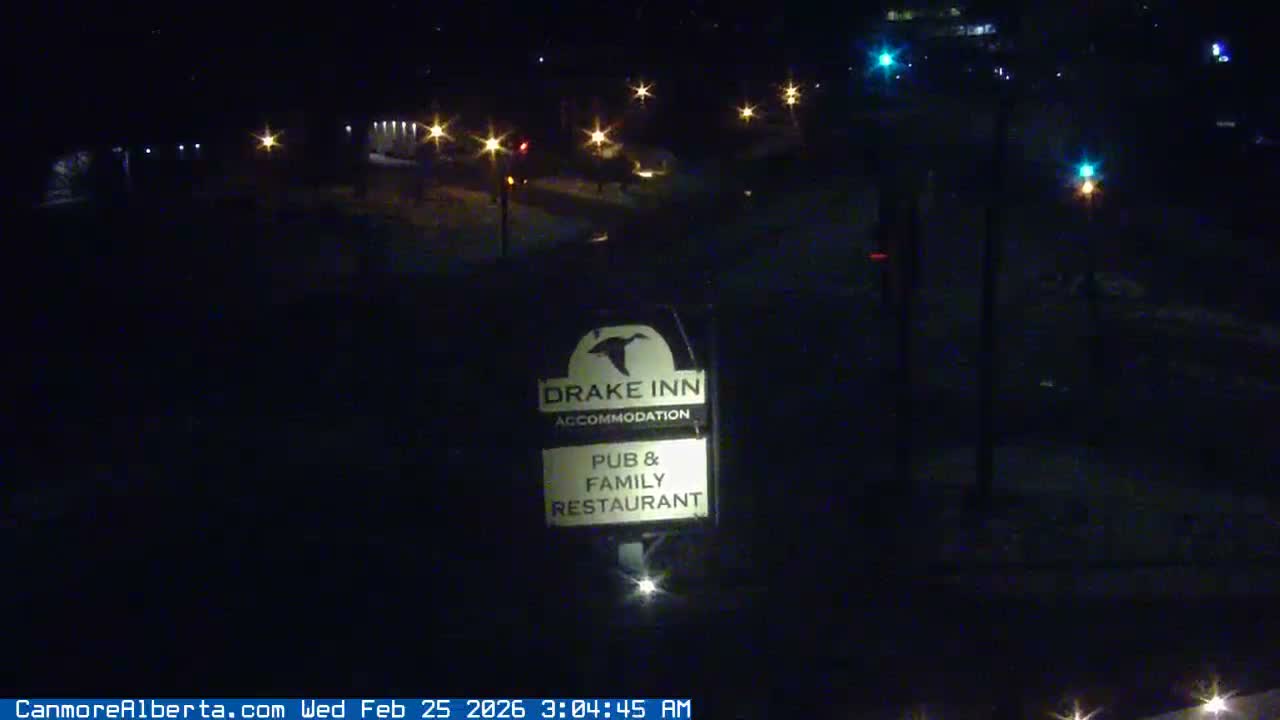 Canmore City Railway Avenue  Live Cam - Canmore, Alberta's Rockies, Alberta, Canada