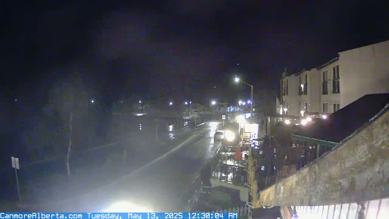 Canmore Mt. Lawrance Grassi & Ha Ling Peak View Live Cam - Canmore, Alberta's Rockies, Alberta, Canada