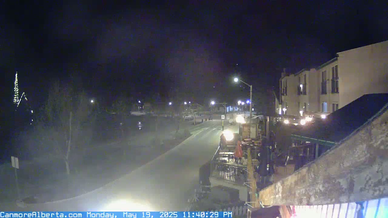 Canmore Mt. Lawrance Grassi & Ha Ling Peak View Live Cam - Canmore, Alberta's Rockies, Alberta, Canada