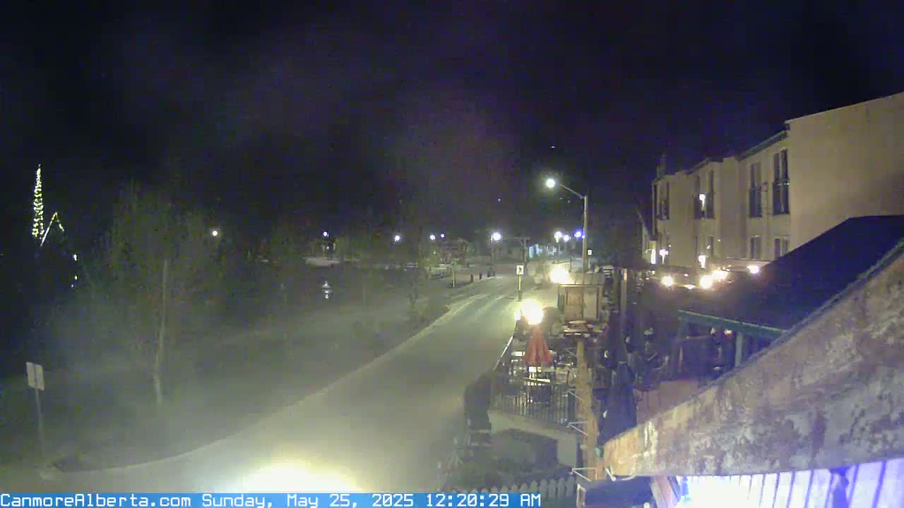 Canmore Mt. Lawrance Grassi & Ha Ling Peak View Live Cam - Canmore, Alberta's Rockies, Alberta, Canada