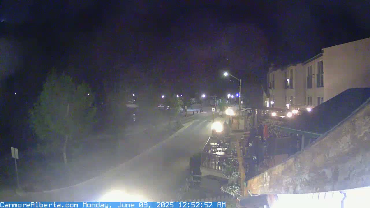 Canmore Mt. Lawrance Grassi & Ha Ling Peak View Live Cam - Canmore, Alberta's Rockies, Alberta, Canada