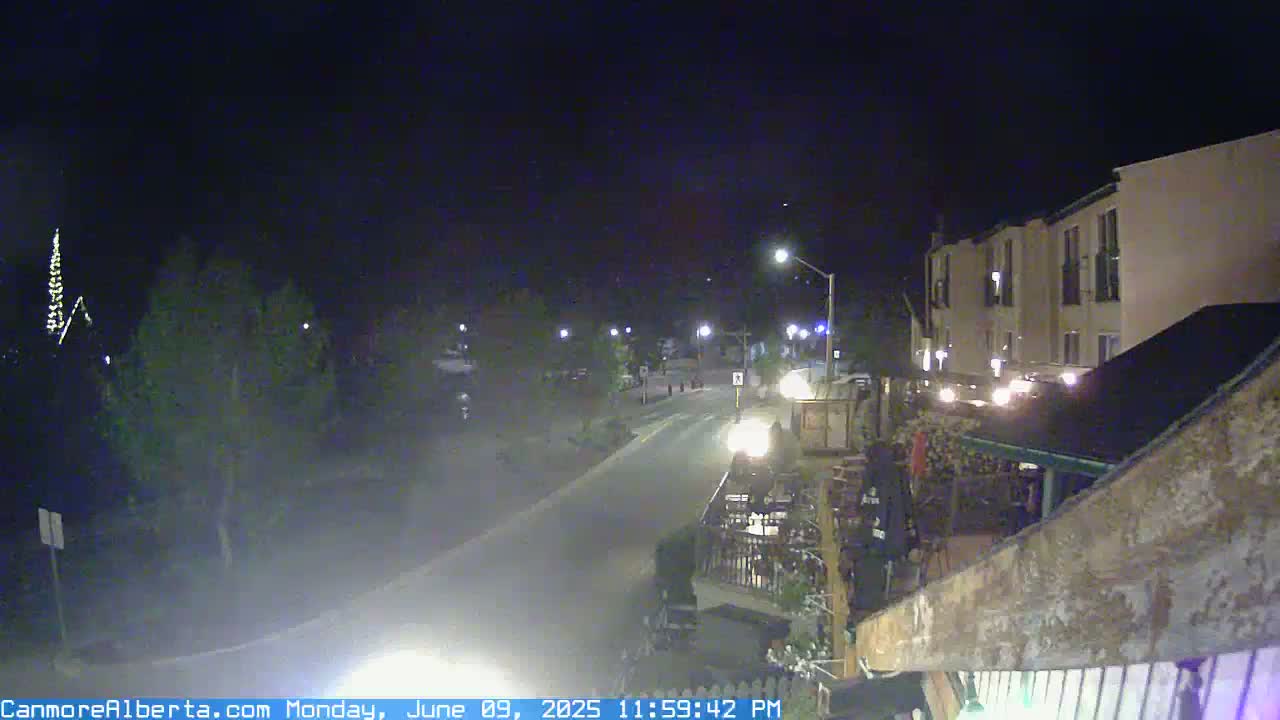 Canmore Mt. Lawrance Grassi & Ha Ling Peak View Live Cam - Canmore, Alberta's Rockies, Alberta, Canada