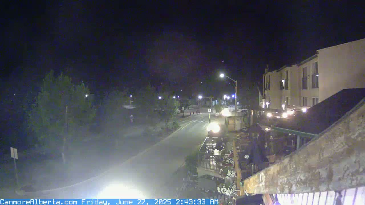 Canmore Mt. Lawrance Grassi & Ha Ling Peak View Live Cam - Canmore, Alberta's Rockies, Alberta, Canada