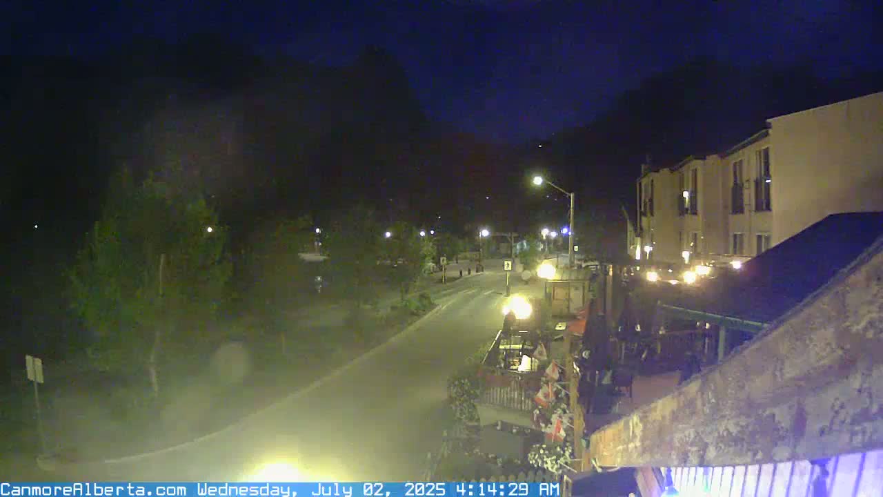 Canmore Mt. Lawrance Grassi & Ha Ling Peak View Live Cam - Canmore, Alberta's Rockies, Alberta, Canada
