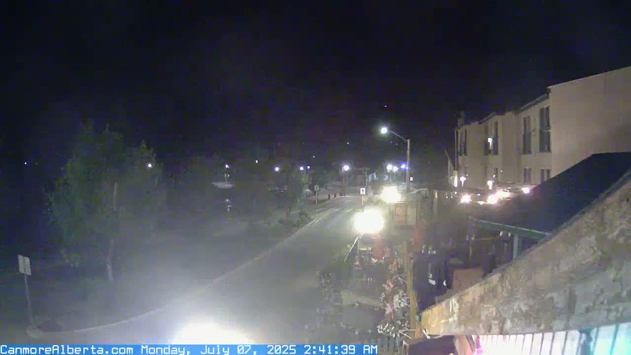 Canmore Mt. Lawrance Grassi & Ha Ling Peak View Live Cam - Canmore, Alberta's Rockies, Alberta, Canada
