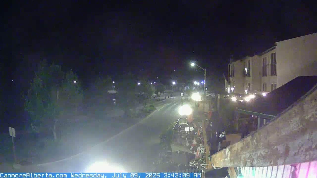 Canmore Mt. Lawrance Grassi & Ha Ling Peak View Live Cam - Canmore, Alberta's Rockies, Alberta, Canada