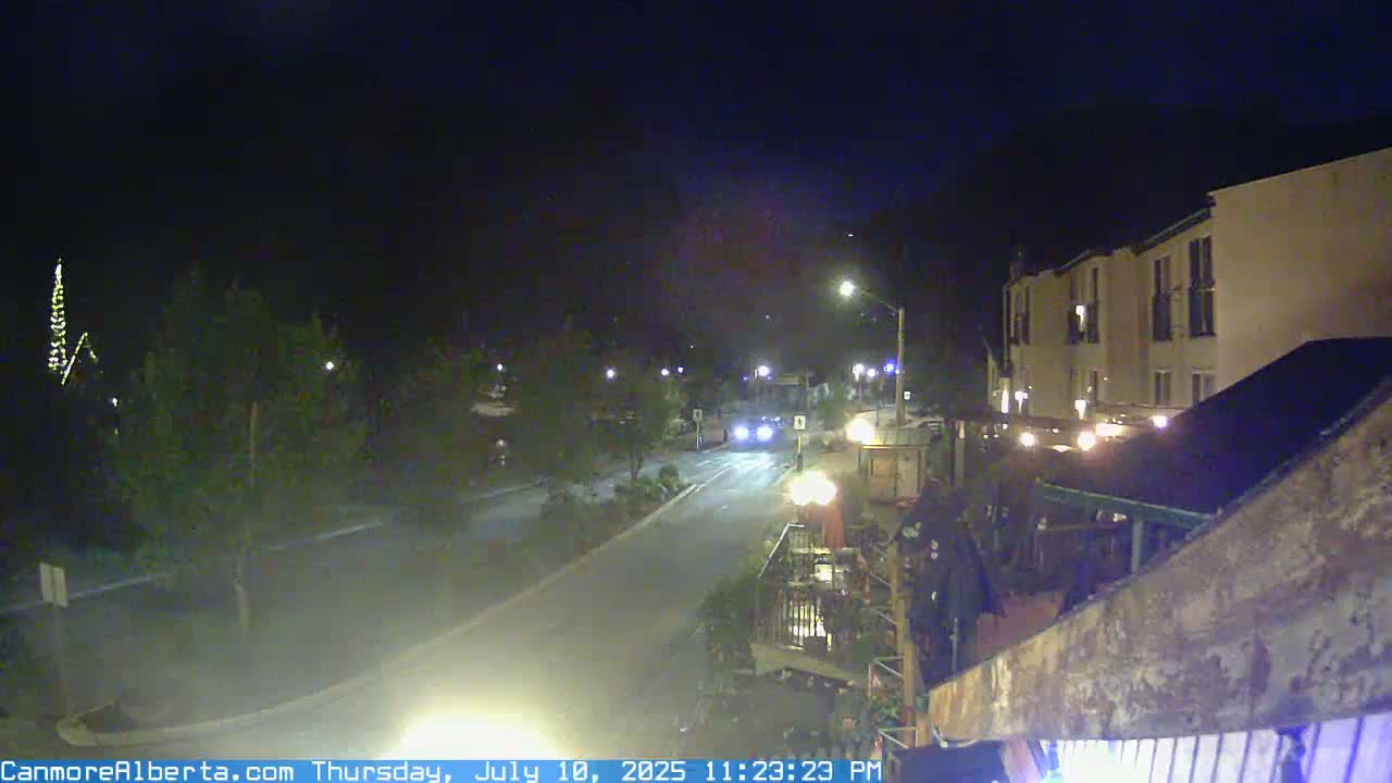 Canmore Mt. Lawrance Grassi & Ha Ling Peak View Live Cam - Canmore, Alberta's Rockies, Alberta, Canada