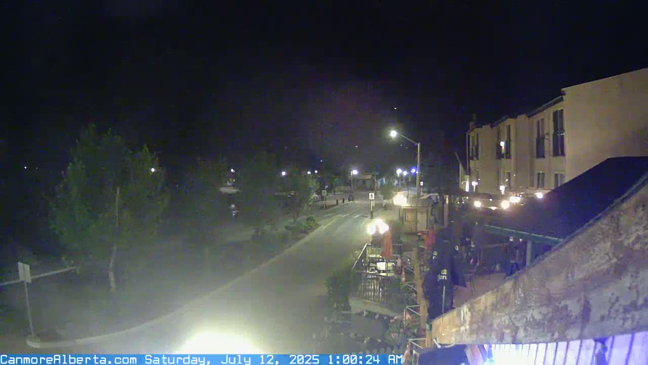 Canmore Mt. Lawrance Grassi & Ha Ling Peak View Live Cam - Canmore, Alberta's Rockies, Alberta, Canada