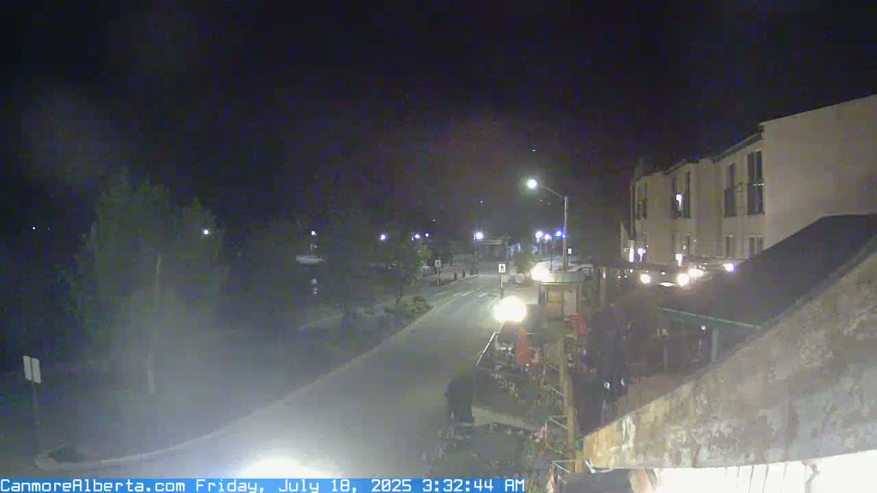 Canmore Mt. Lawrance Grassi & Ha Ling Peak View Live Cam - Canmore, Alberta's Rockies, Alberta, Canada