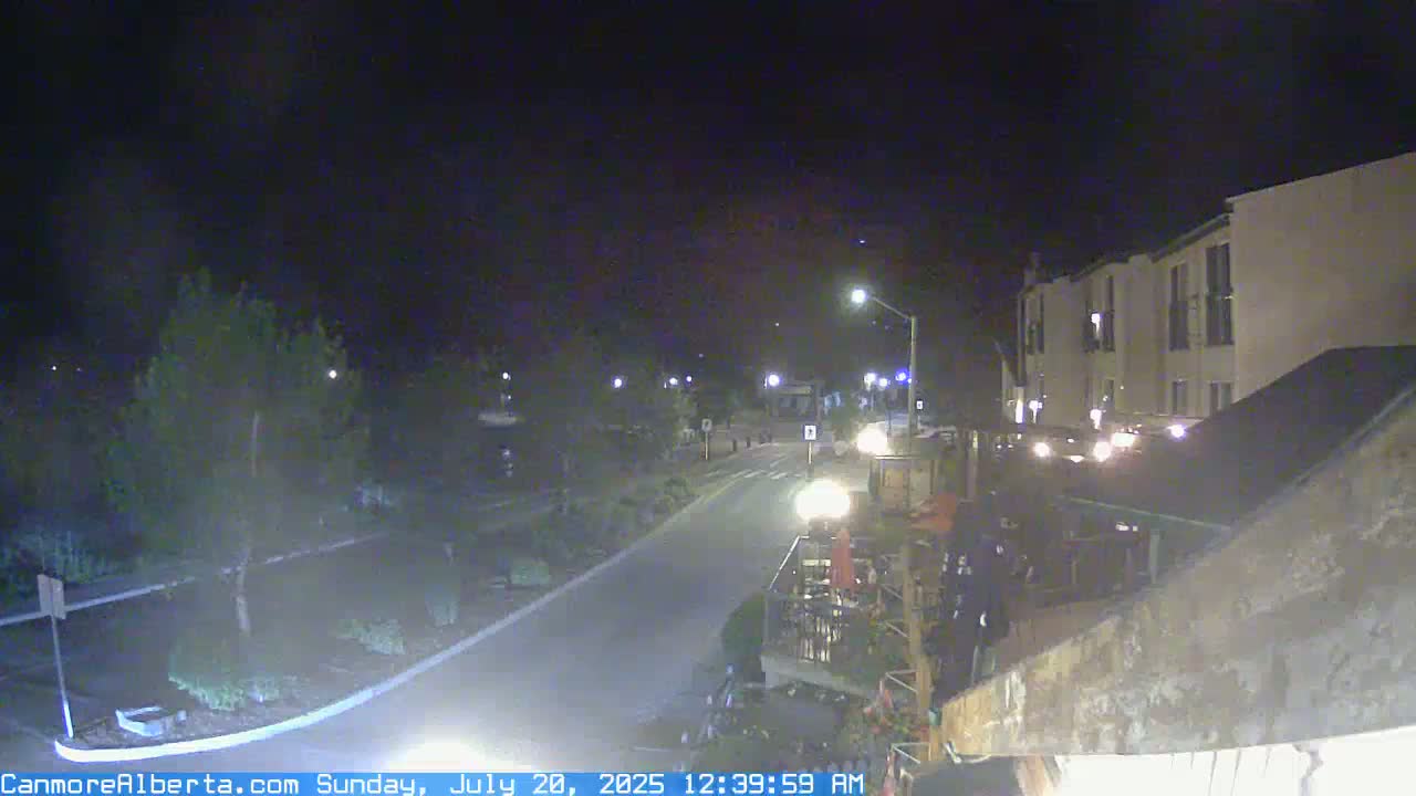 Canmore Mt. Lawrance Grassi & Ha Ling Peak View Live Cam - Canmore, Alberta's Rockies, Alberta, Canada