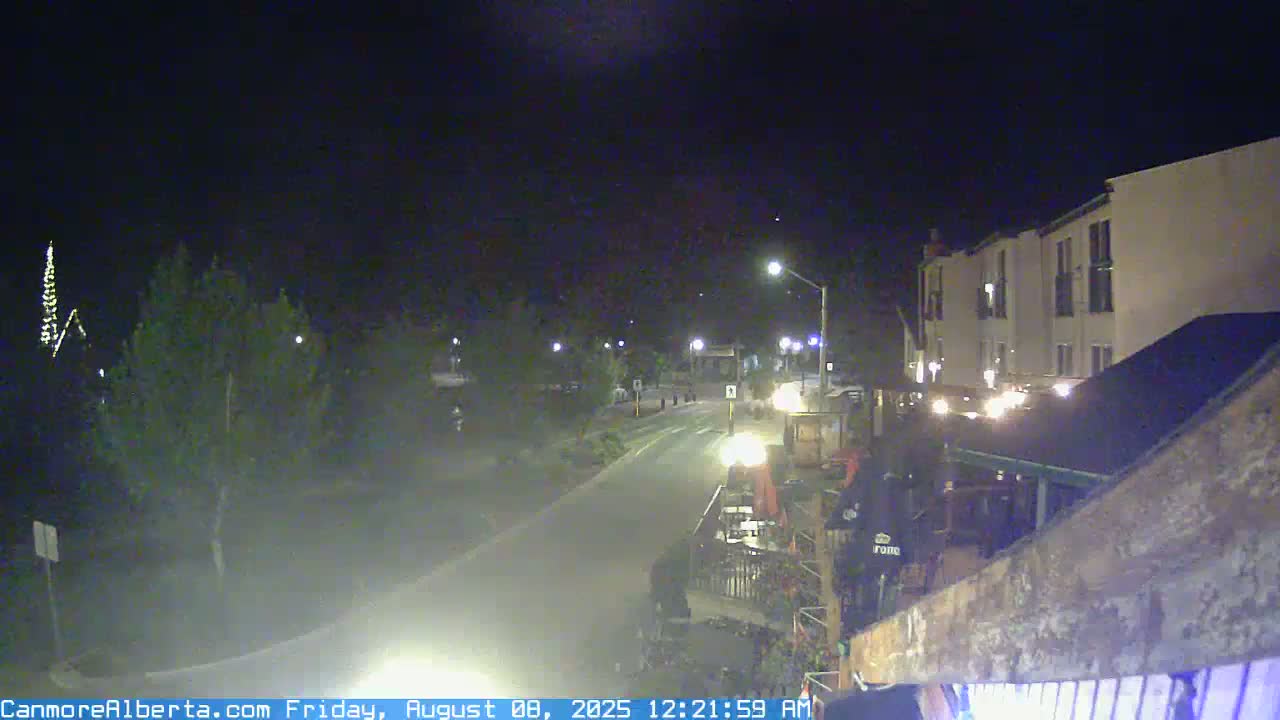 Canmore Mt. Lawrance Grassi & Ha Ling Peak View Live Cam - Canmore, Alberta's Rockies, Alberta, Canada