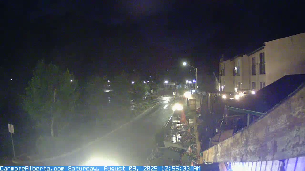 Canmore Mt. Lawrance Grassi & Ha Ling Peak View Live Cam - Canmore, Alberta's Rockies, Alberta, Canada